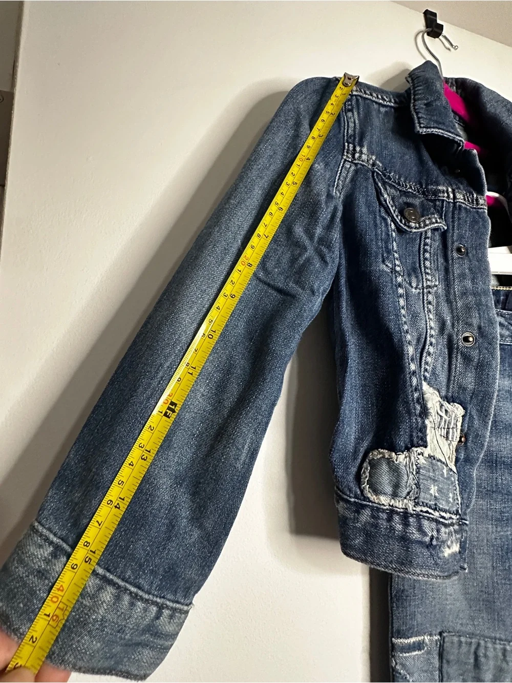 Polo Ralph Lauren Kids Distressed Patchwork Set Jacket Jeans size 6